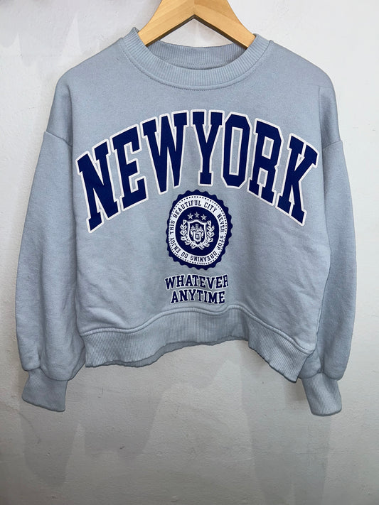 New York light blue pullover 8y