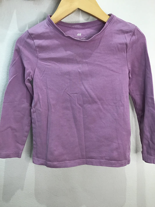 Longsleeve lavender 2-4y