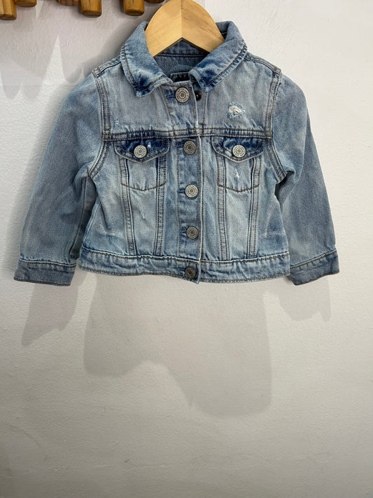 Light wash denim jacket 18-24m