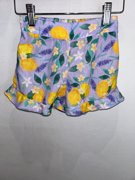 Purple floral set 4y