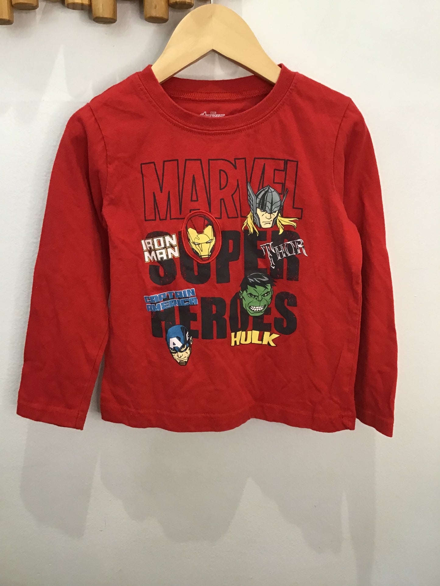 Marvel long sleeve 4-5y
