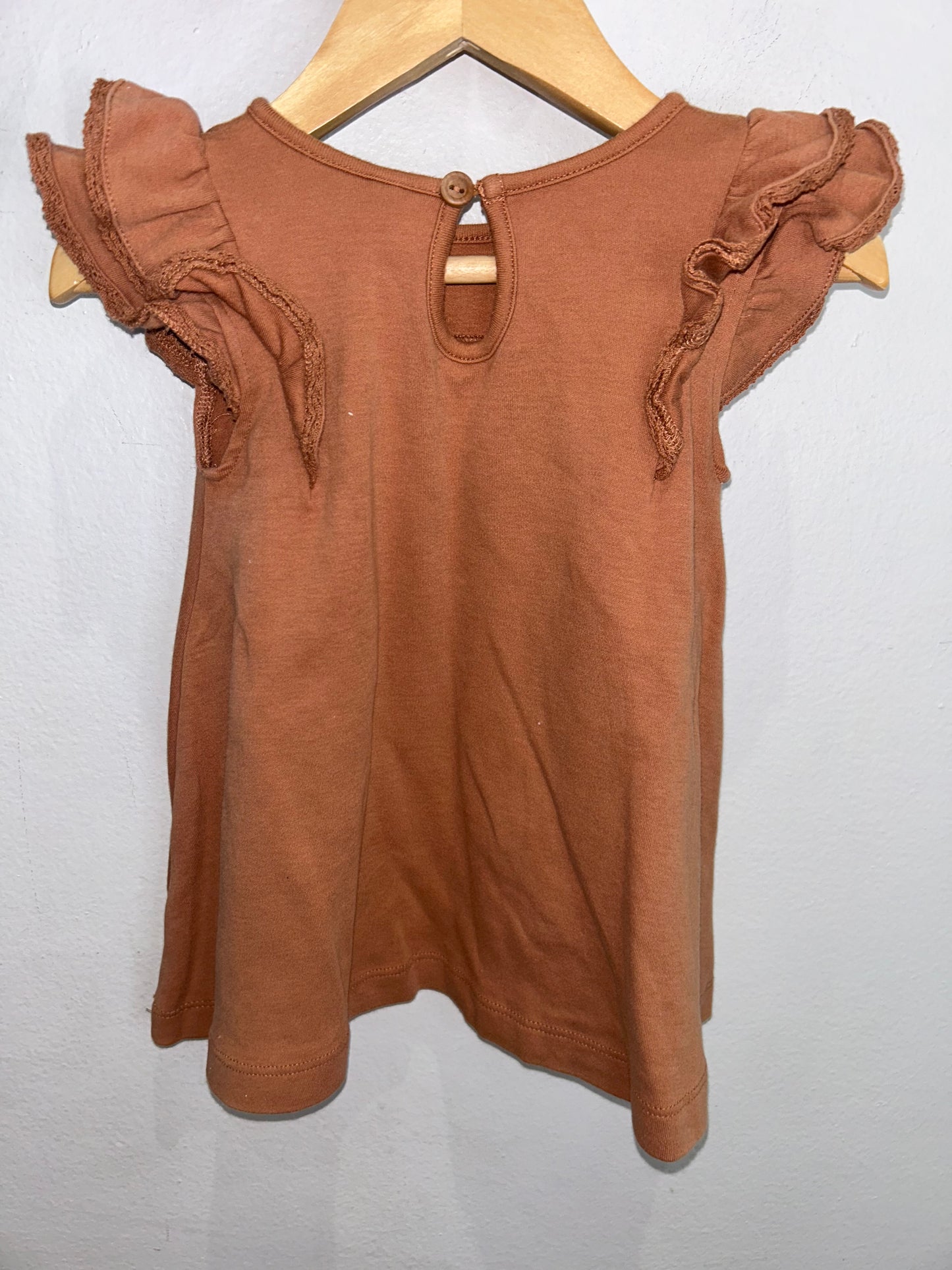 Quincy Mae brown dress 12-18m