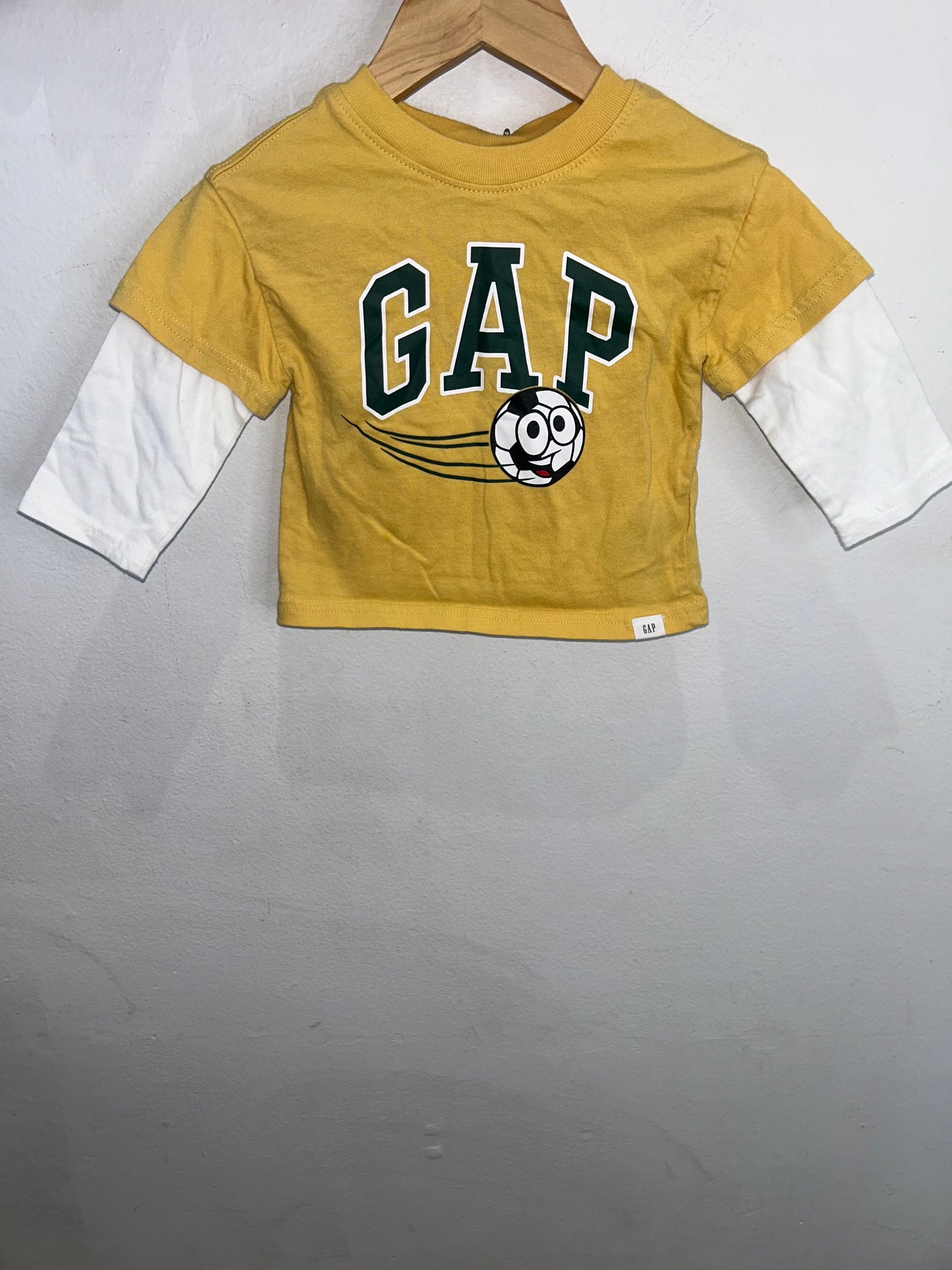 Soccer baby longsleeve 6-12m