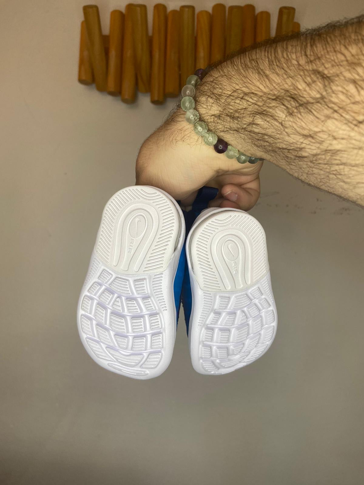 C2 infant blue Nikes
