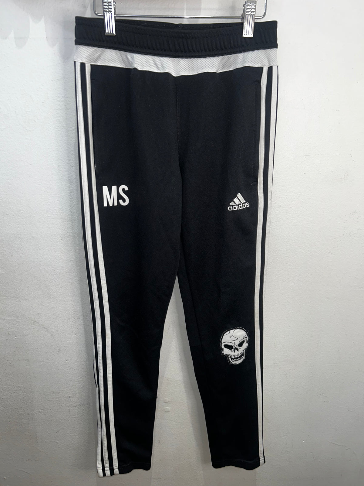 Striped skinny pants 11-12y