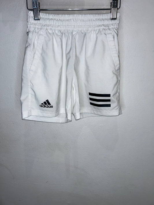 White Adidas Shorts 9-10y