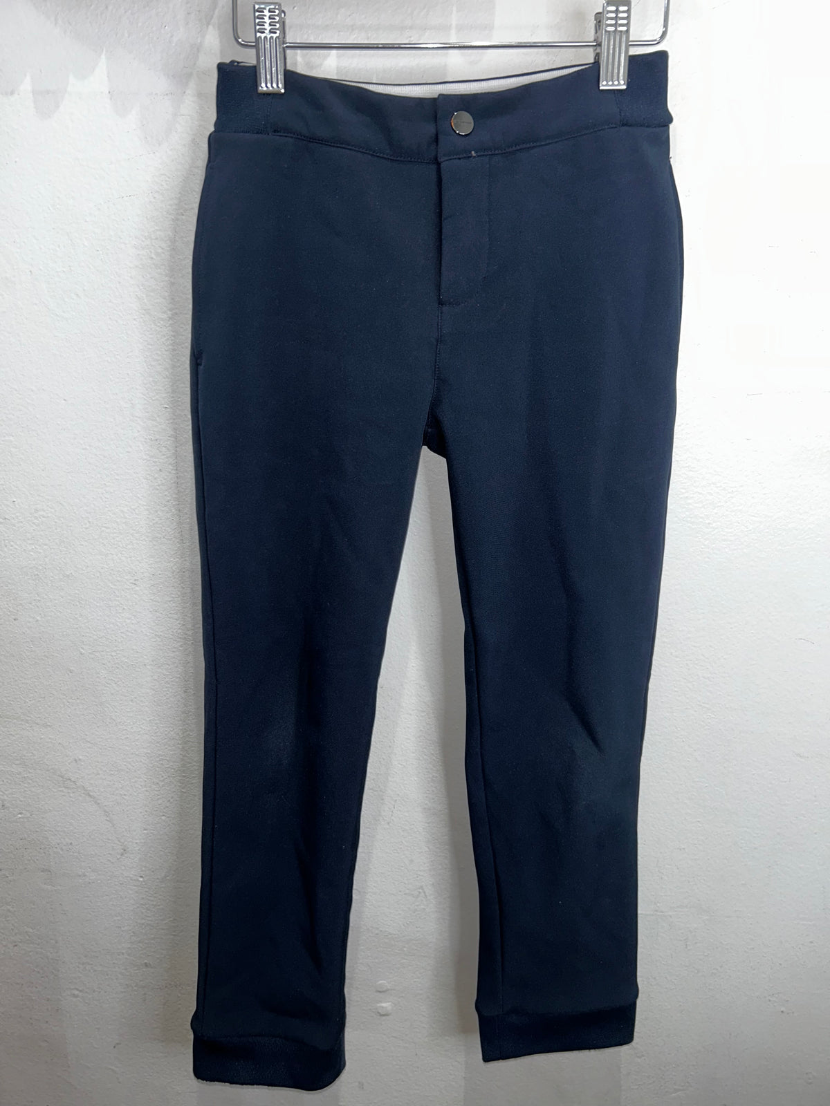 Jacadi navy fleece lined pants 8y