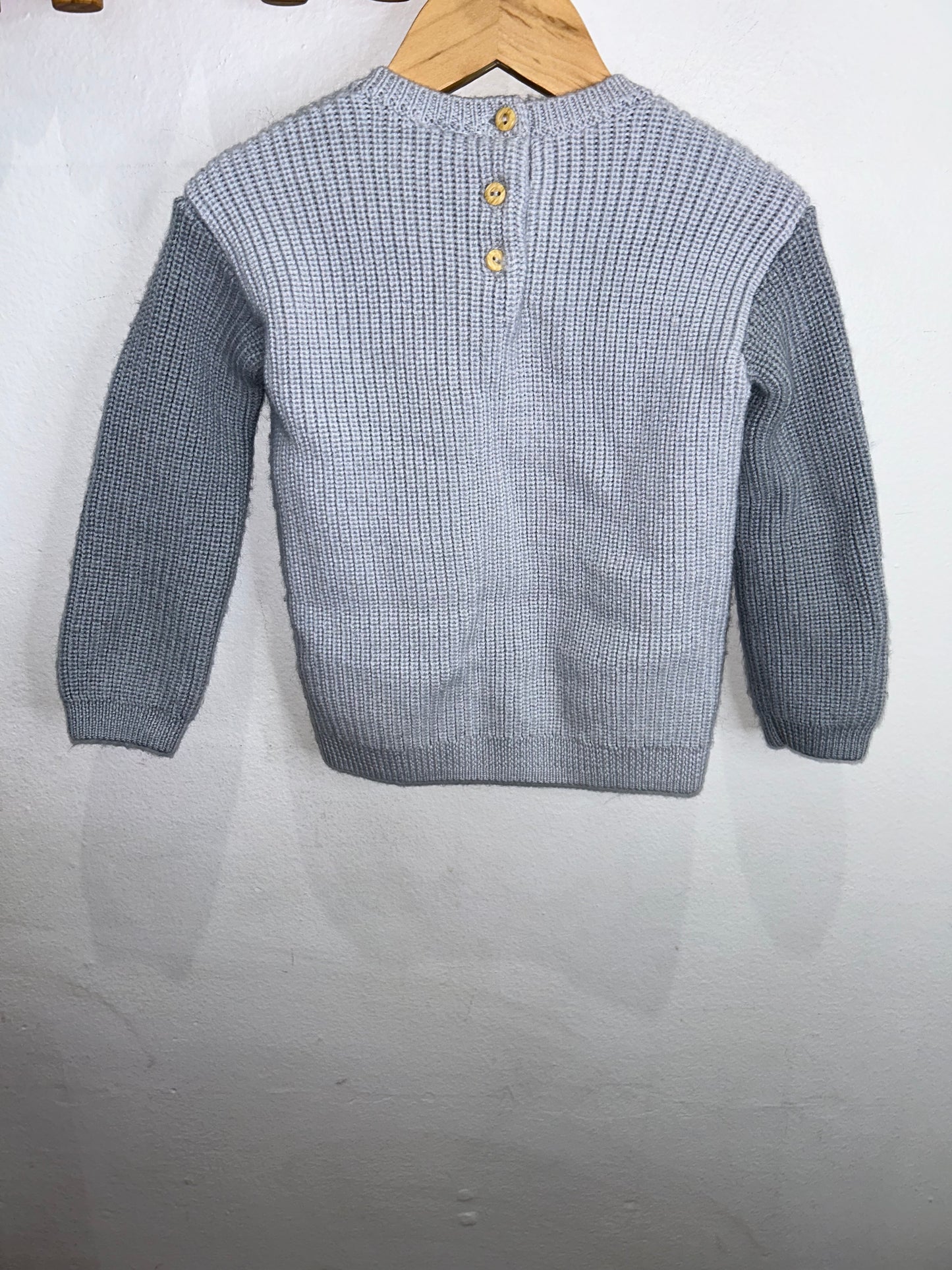 Light blue knit sweater 18-24m