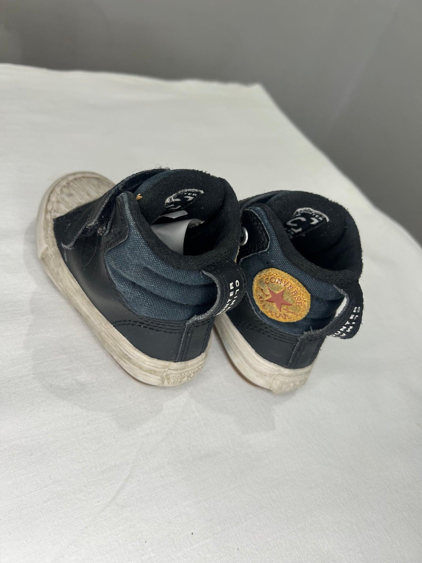 C5 black converse hightops
