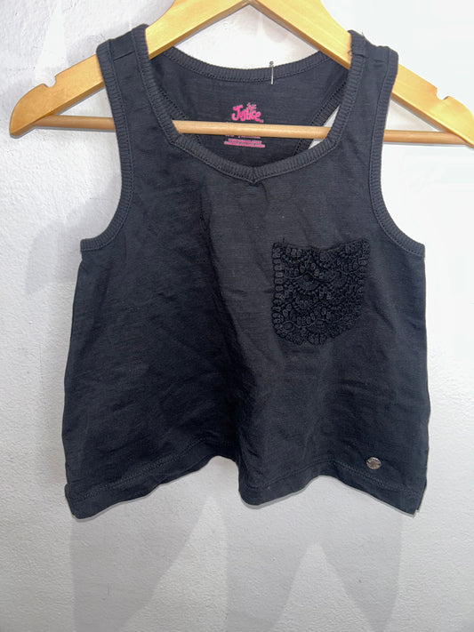 Black tanktop 5-6y