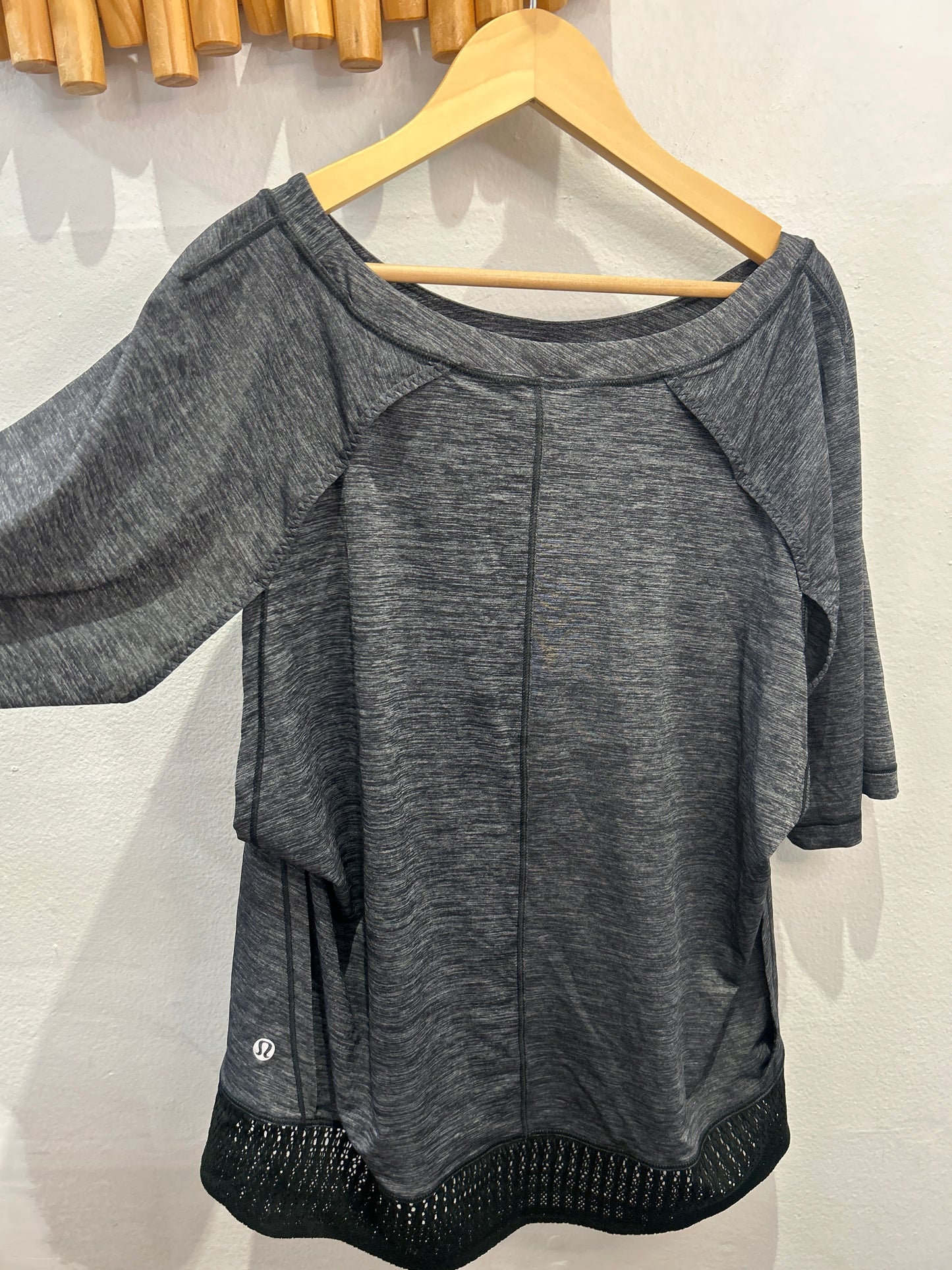 Lululemon grey activewear tee- adult size 12