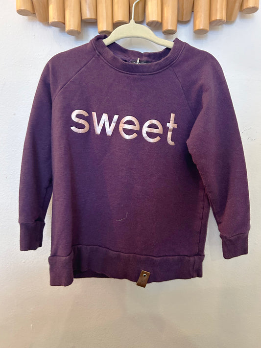 Ministreet purple sweet pullover 3y