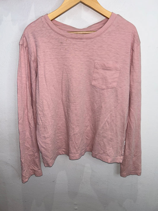 Light pink pocket longsleeve 10y