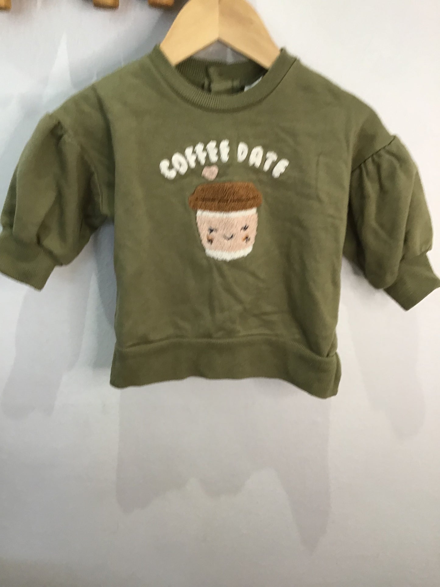 Pullover coffee date 6m