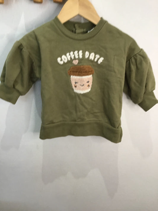 Pullover coffee date 6m