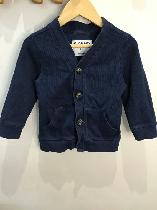 Cozy blue cardigan 18-24m