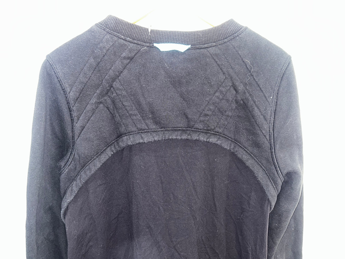 Ivivva black quilted pullover 14y