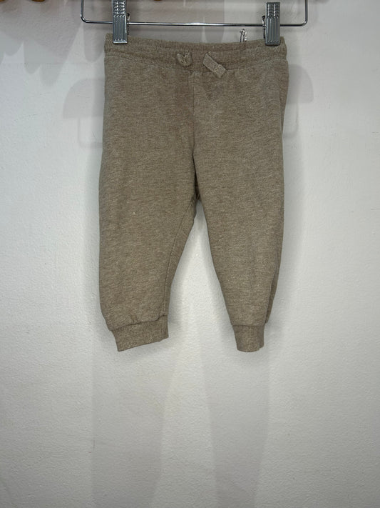 Light brown joggers 6-9m
