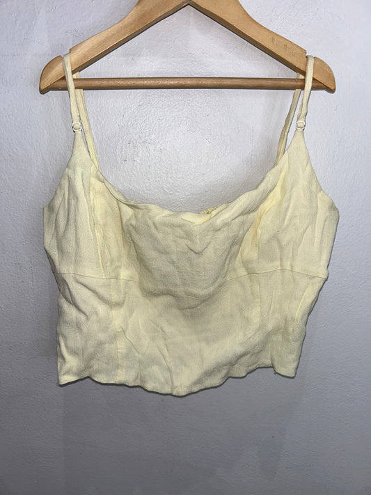 Wilfred butter crop tanktop- adult M