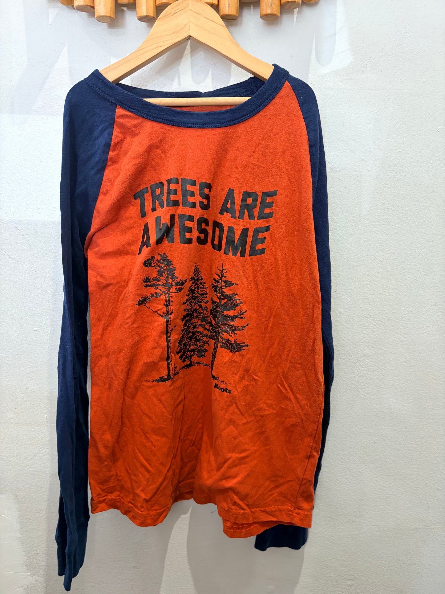 Roots trees are awesome longsleeve 11-12y