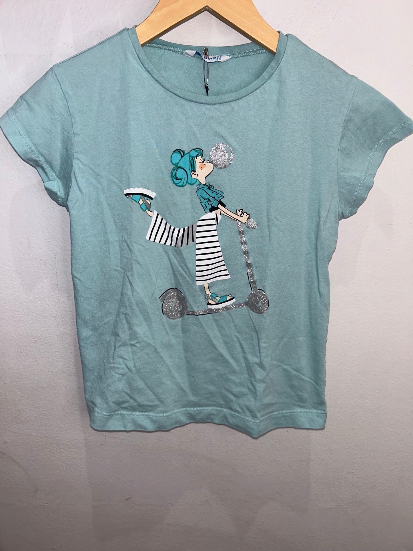 Mayoral scooter girl tee 10y