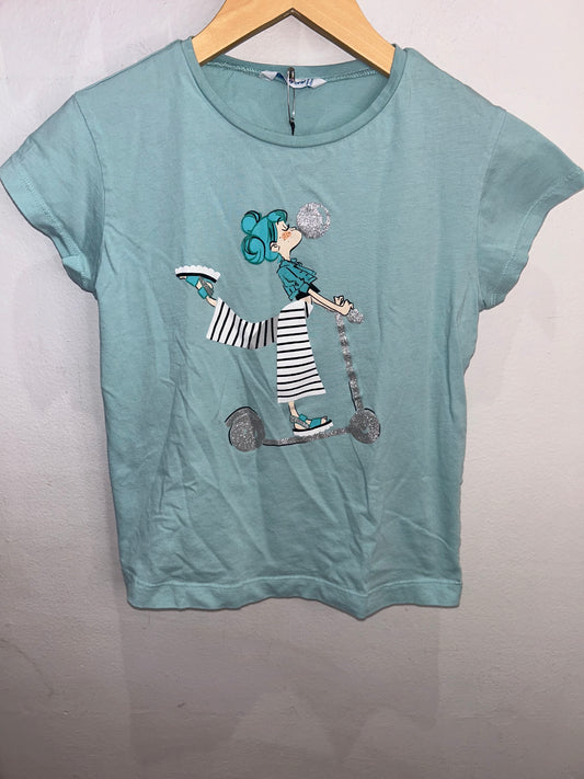 Mayoral scooter girl tee 10y