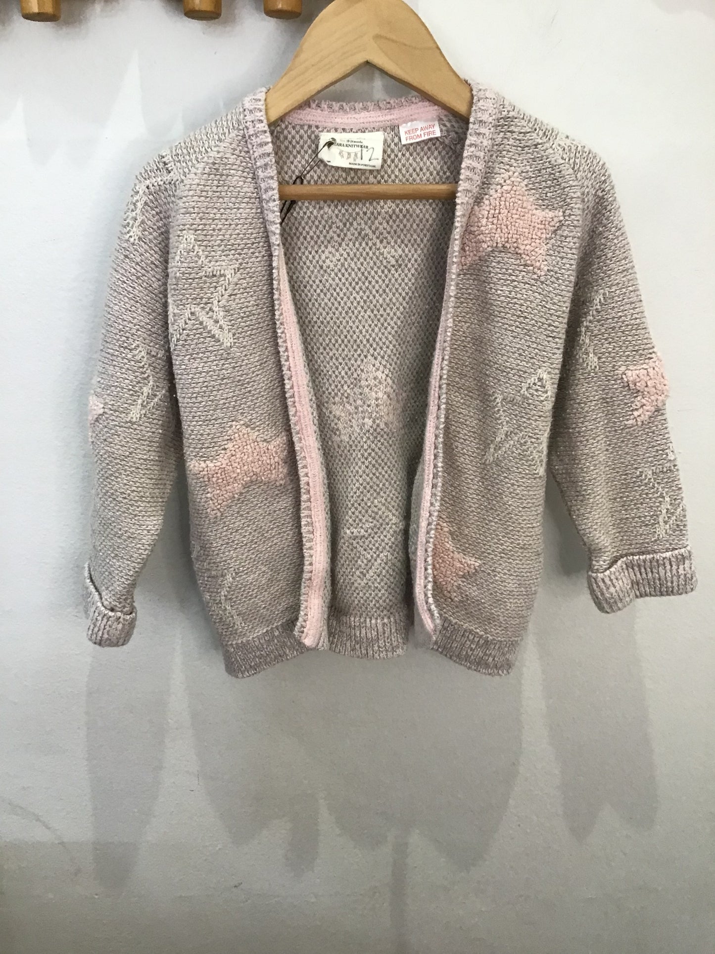 Stars oversized cardigan 18-24m