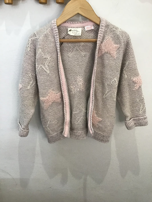 Stars oversized cardigan 18-24m