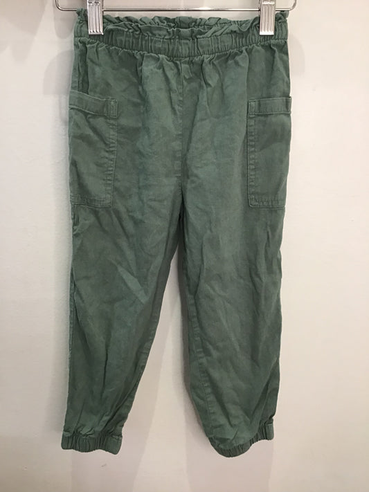 Teal breezy pants 4y