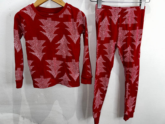 Red Christmas trees pyjamas 5y