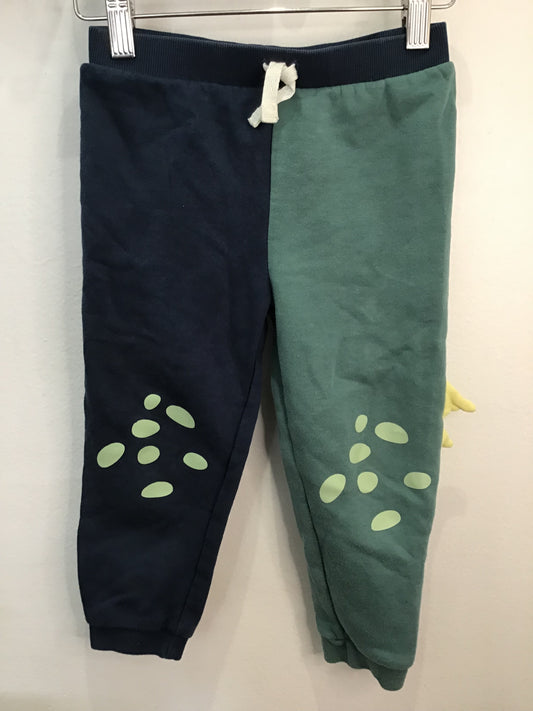Joggers teal dino 2-3y