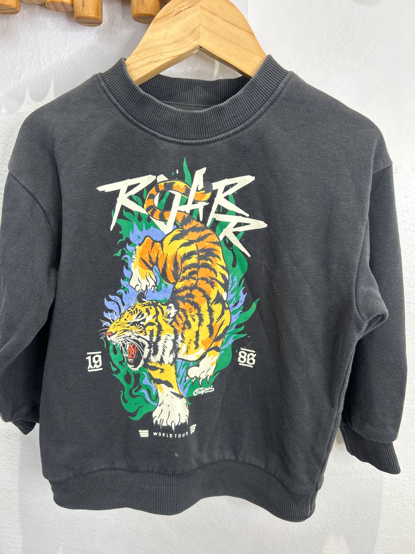 Roar tiger pullover 18-24m