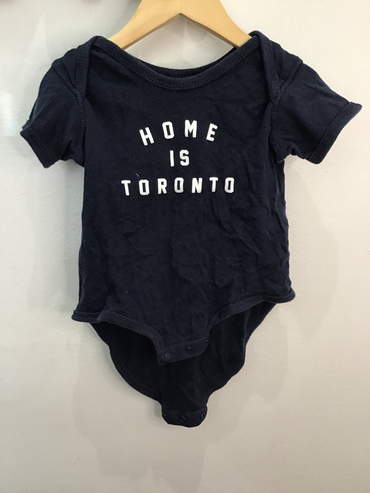 Home is Toronto onesie 18m