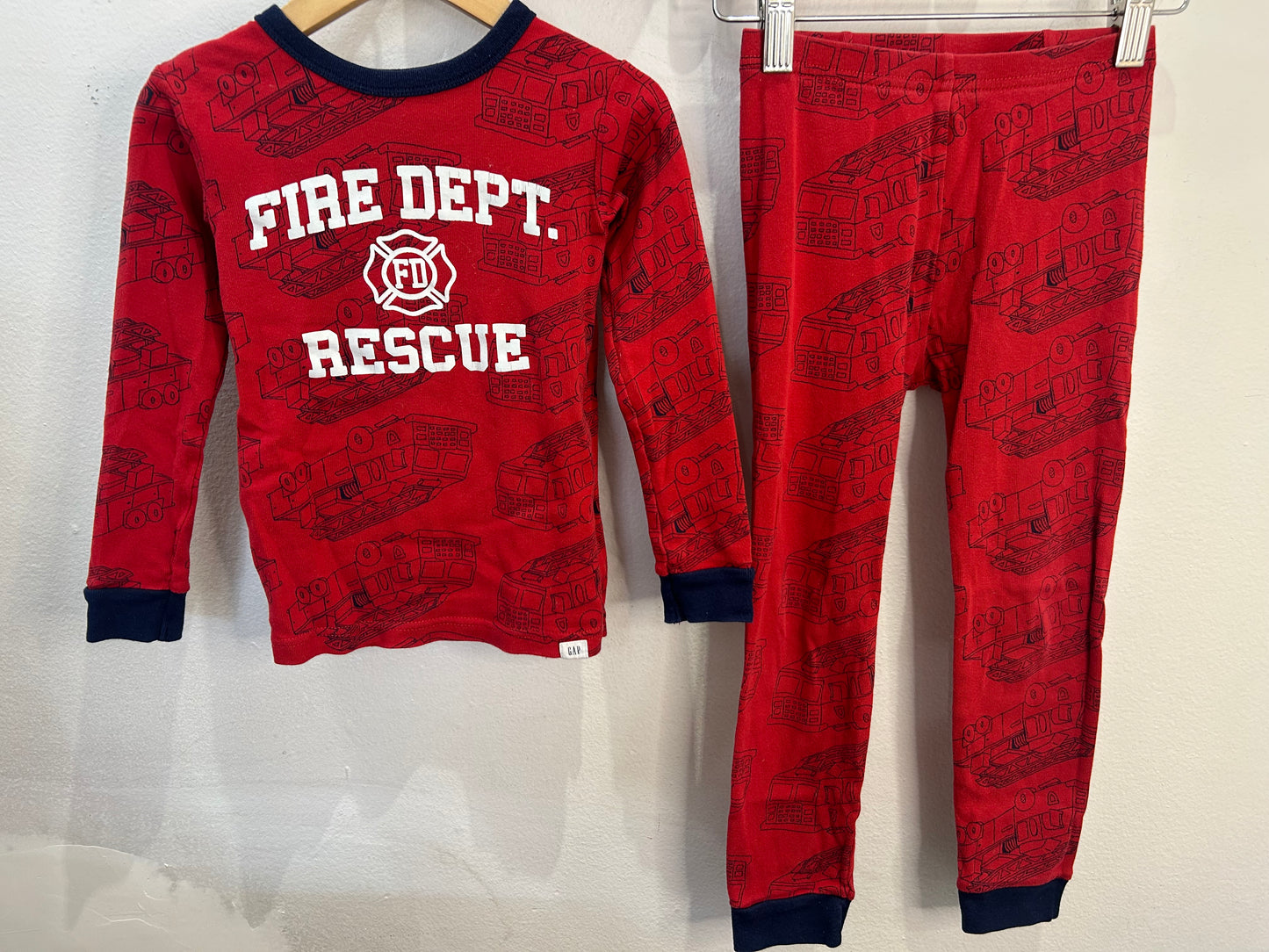 Fire department pyjamas 5y