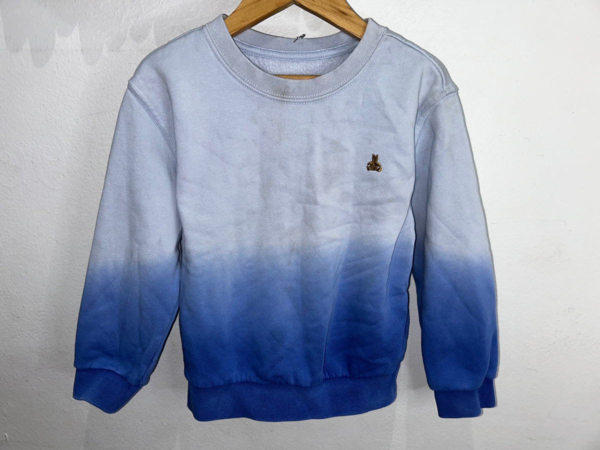 Blue ombre pullover 4y