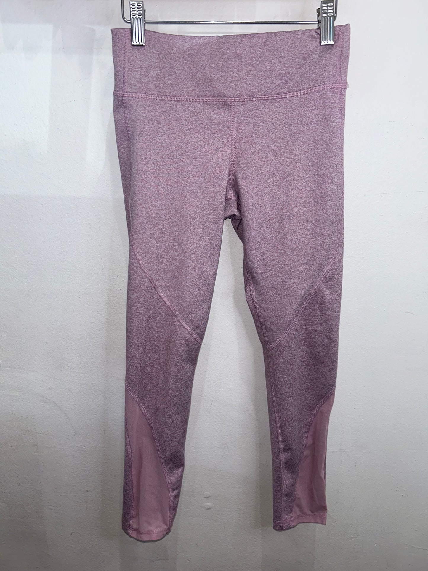 Purple go-dry activewear leggings 10-12y