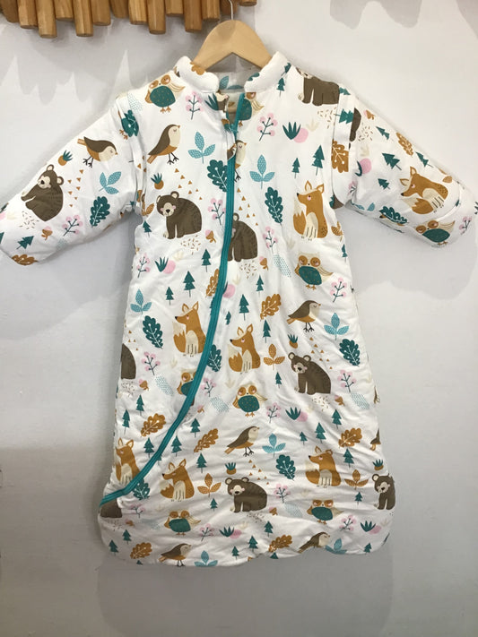 Animals sleepsack 6-12m 2.5TOG (detachable arms)