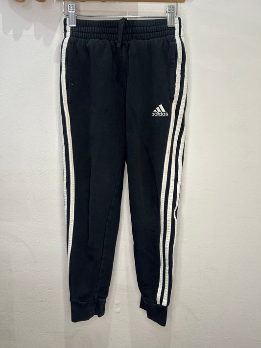 Adidas black joggers 9-10y