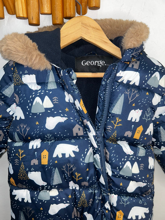 Polar bears snowsiut 3-6m