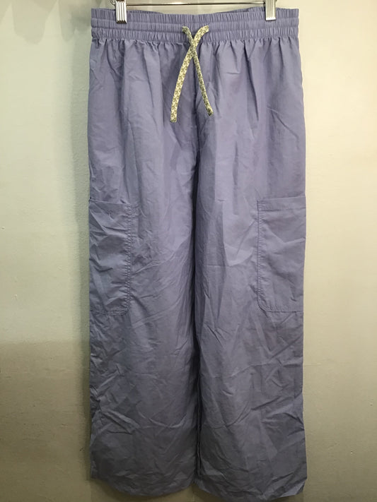 Pants wide leg purple parachute 14y