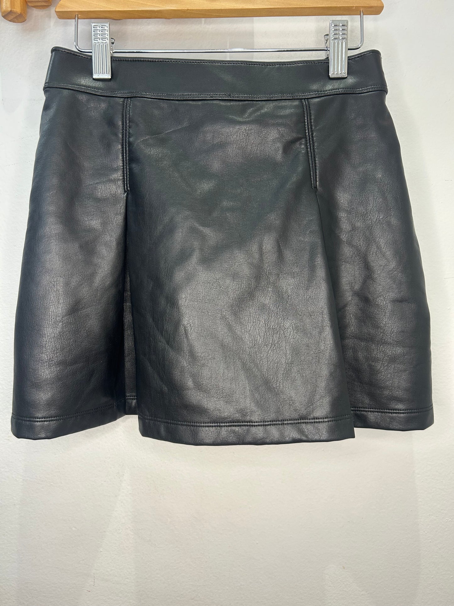 Faux leather skort 11-12y