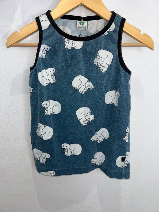 Smafolk bear tanktop 7-8y