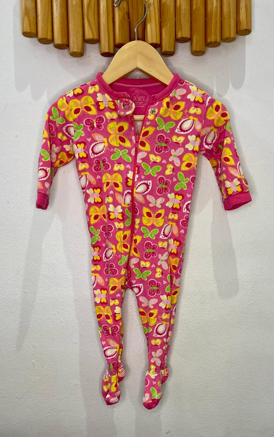 Pink butterflies sleeper 3-6m