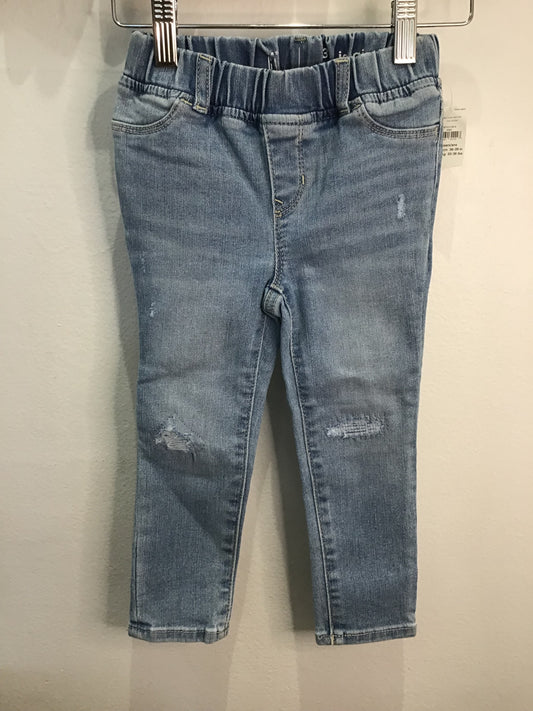 Pants lightwash distressed jeans 3y NEW