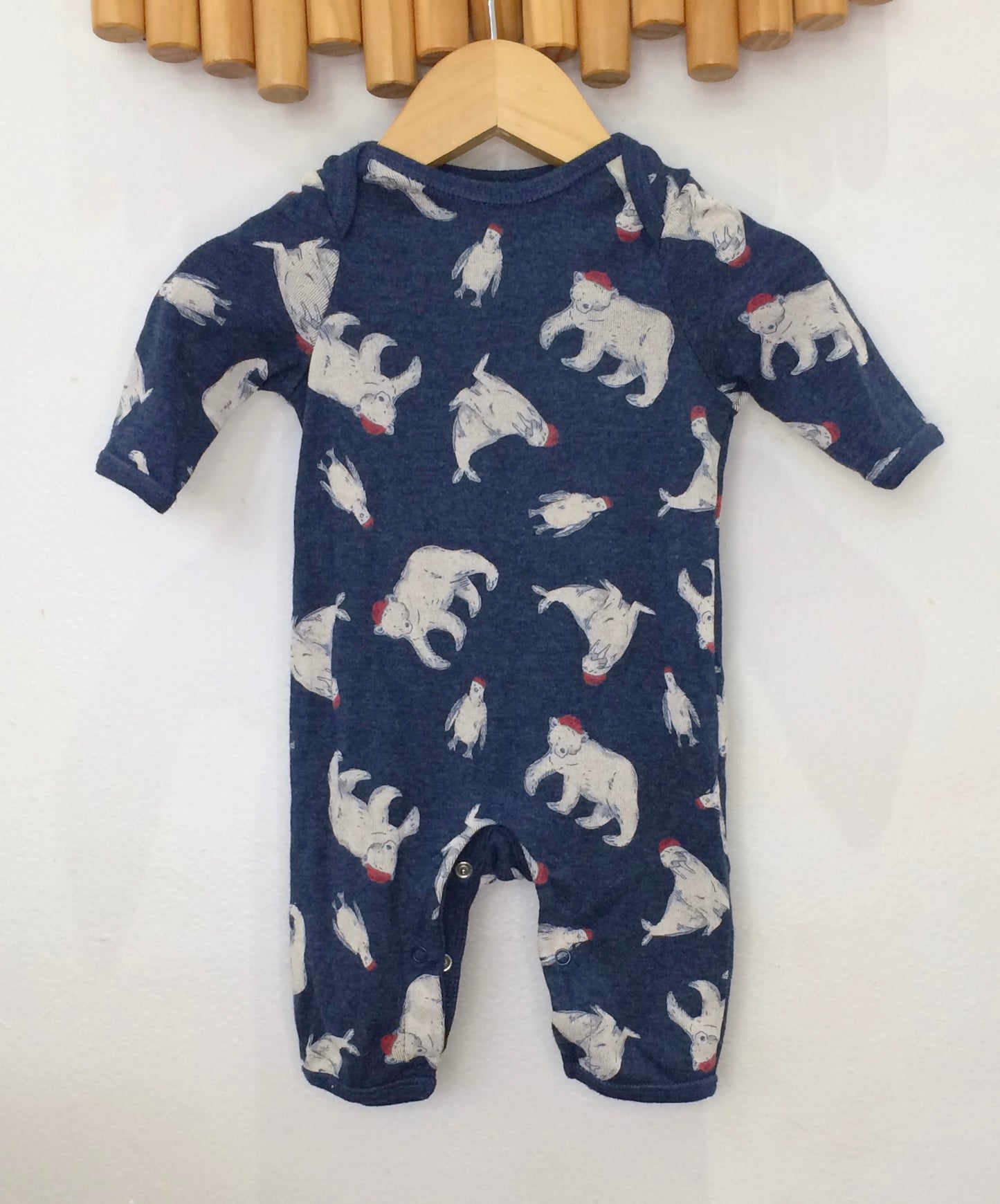 Winter animals romper 0-3m