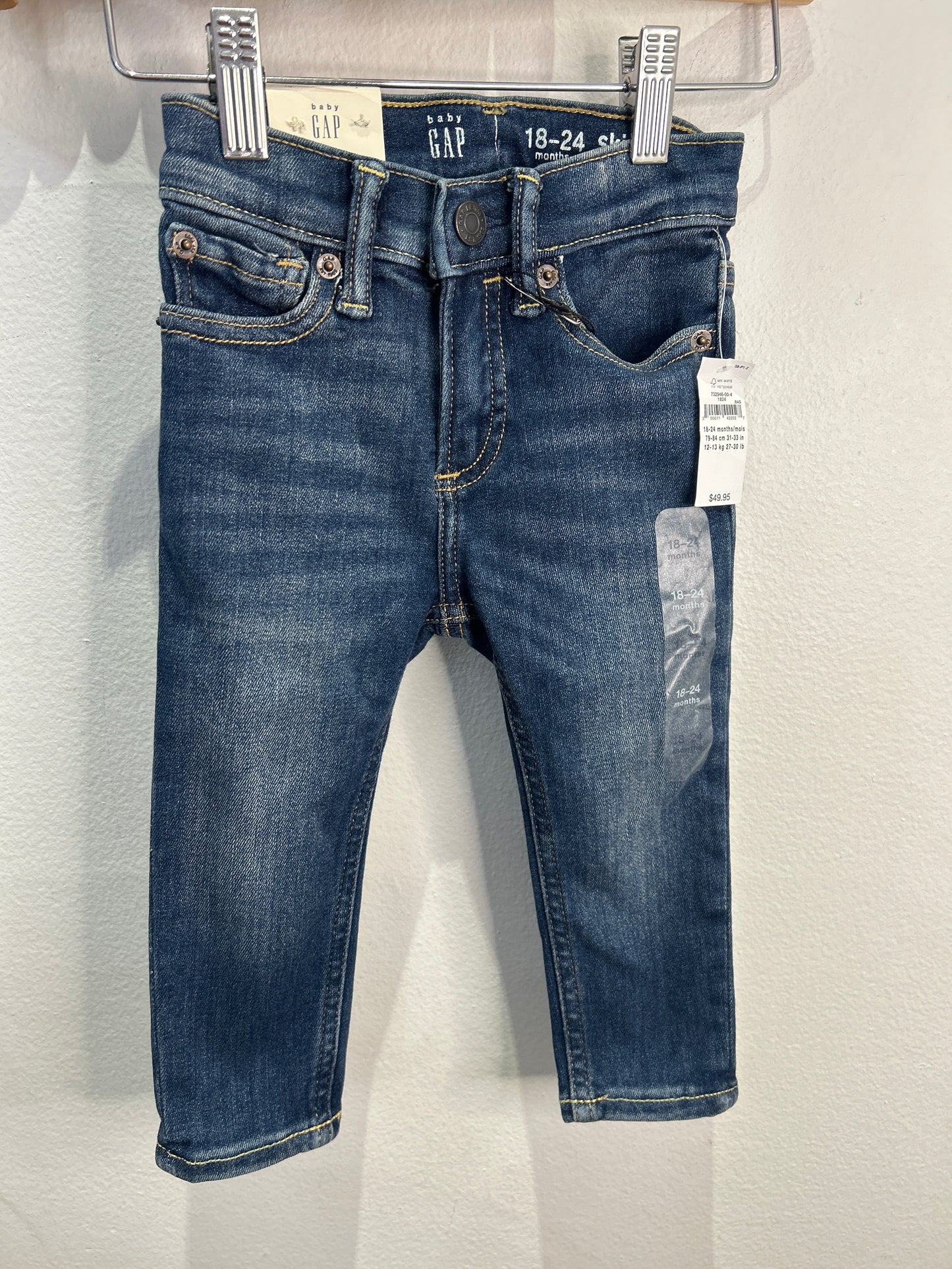 Skinny jeans 18-24m B NEW