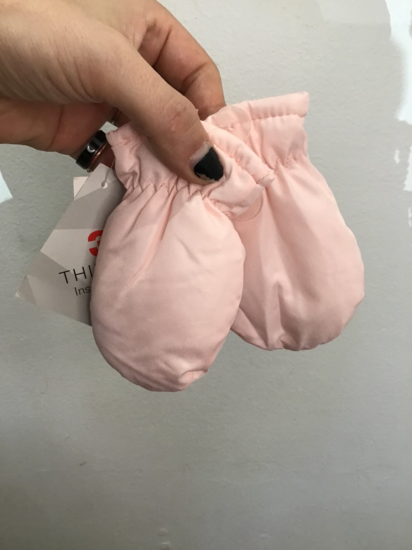 Pink mitts 0-12m NEW