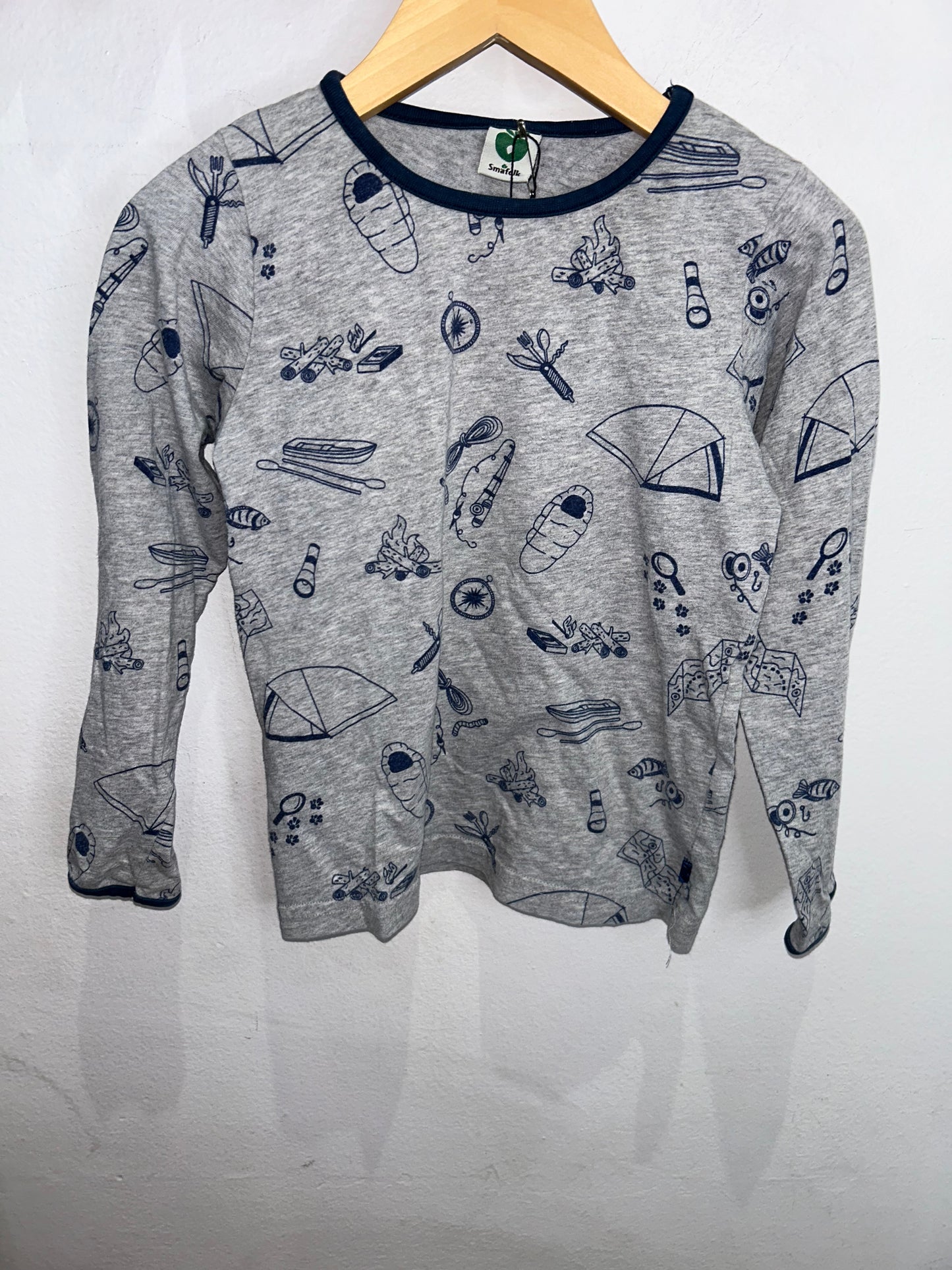 Smafolk camping longsleeve 5-6y