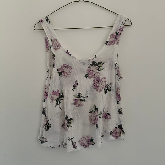 Floral Tank- adult XS