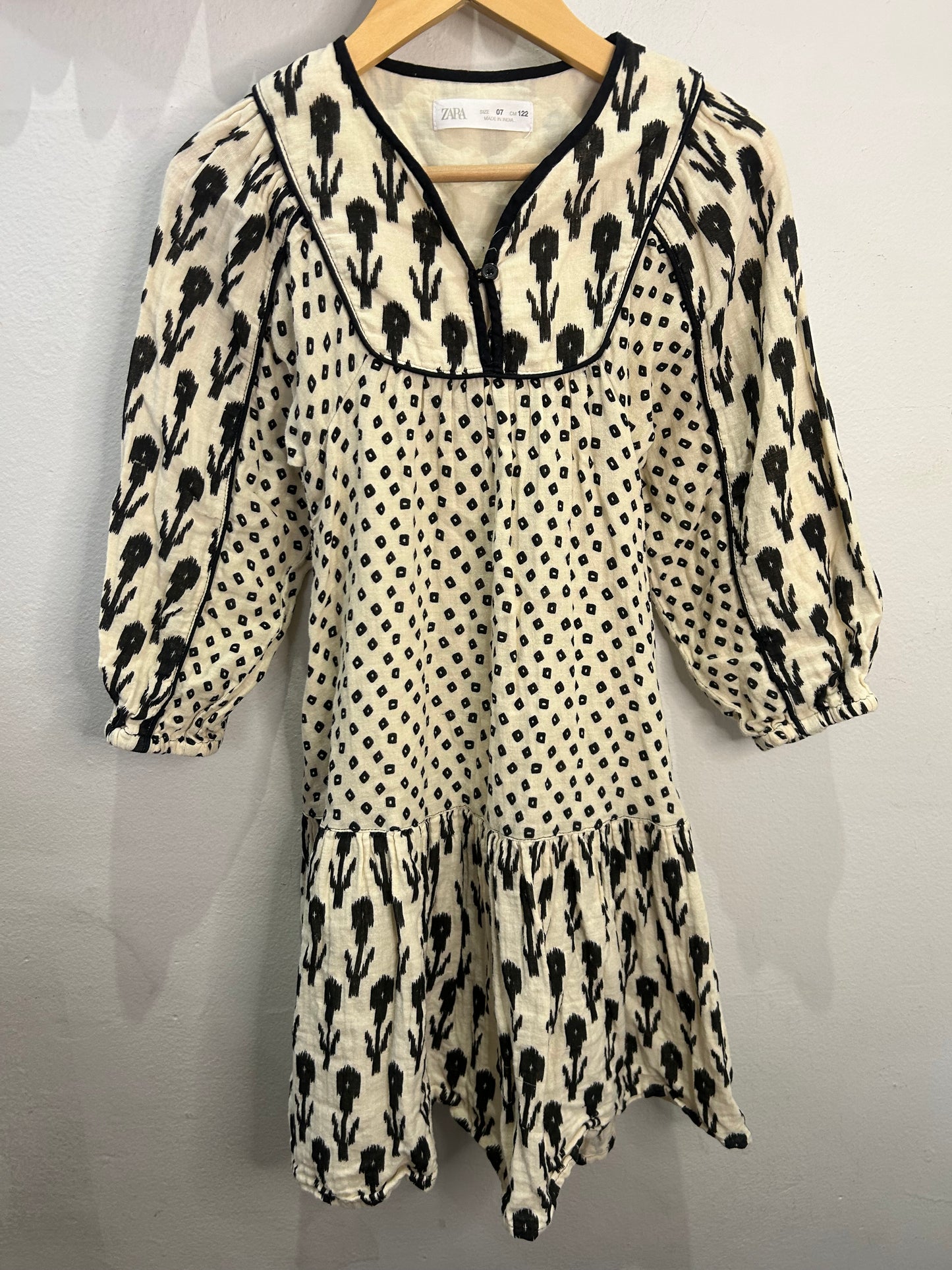 Batik print dress 7y